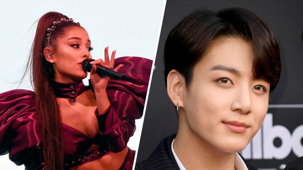 Jungkook 'BTS' Kirim Pesan Manis untuk Ariana Grande 