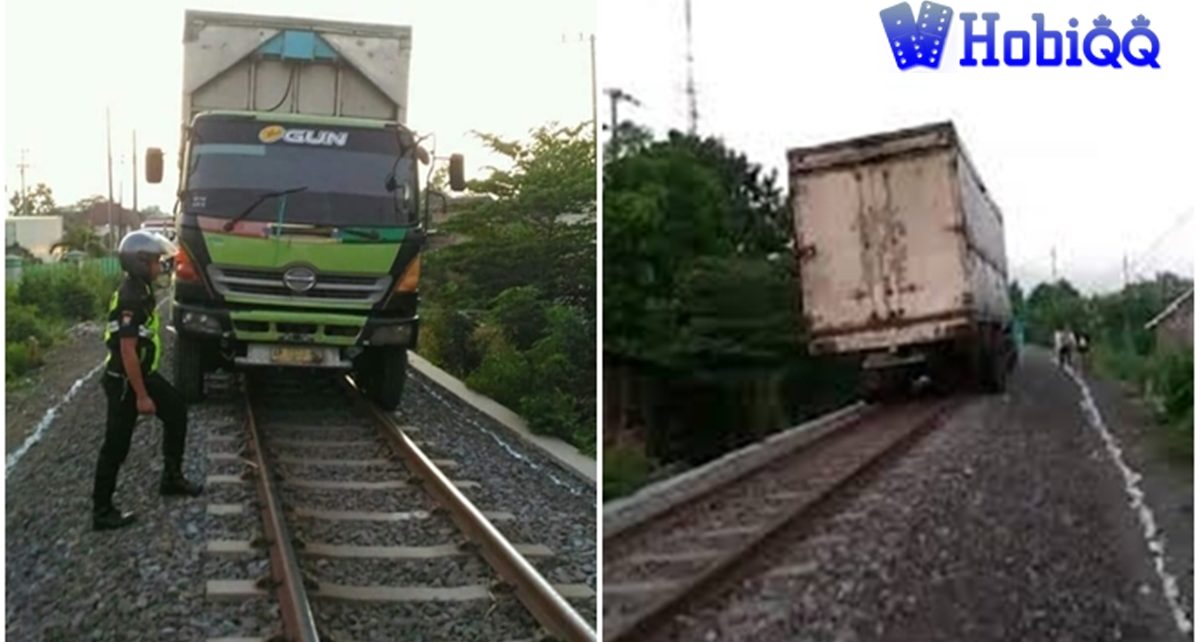 Fakta Truk Berjalan di Rel Kereta