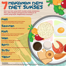 7 makanan diet sehat