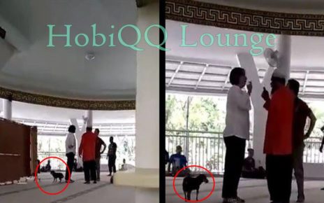 Video Viral Seorang Ibu Bawa Anjing Ke Masjid