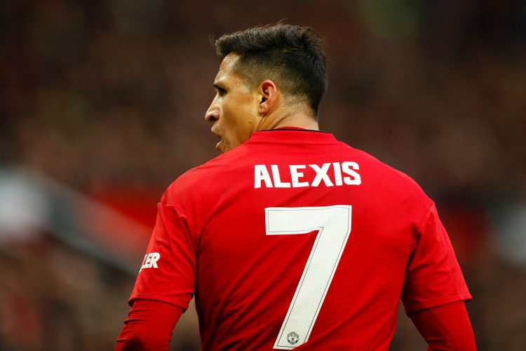 alexis sanchez berseragam manchester united nomor 7