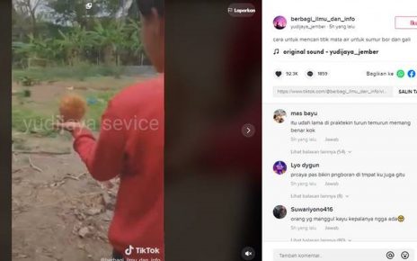 Mencari Mata Air dengan Kelapa Yang Lagi Viral, Ini Kata Ahli Geologi