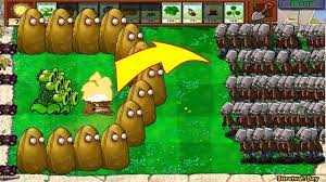 Plants Vs Zombies - 1 Threepeater vs 9999 Giga-Gagantuar - YouTube