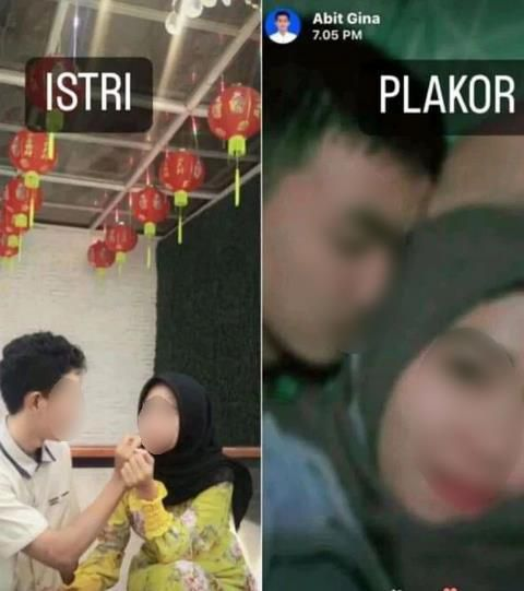 Heboh Istri Sah Sebar Foto Suami Bersama Pelakor