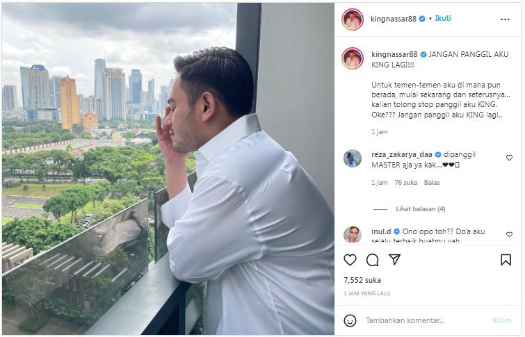 Netizen Bertanya Kenapa Nassar Ogah Dipanggil King