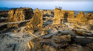 Brown Canyon in Semarang City, Central Java Province