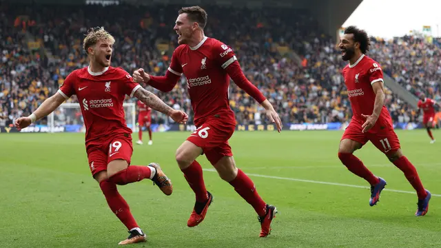 Melalui Epic Comeback Liverpool Sikat Wolves