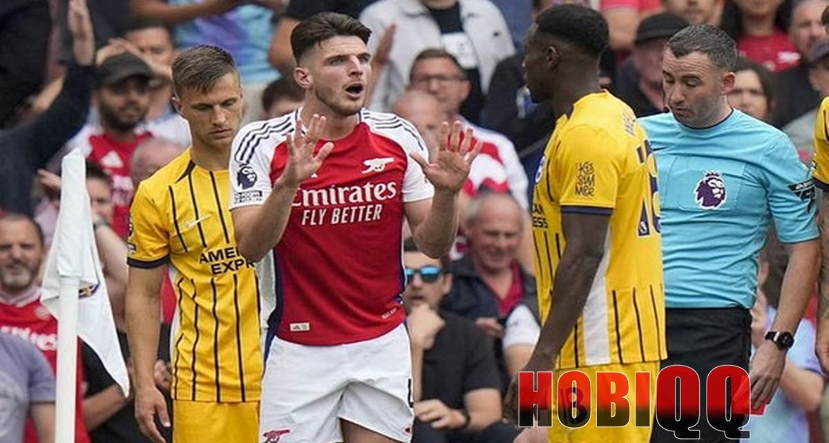 Legenda Arsenal Kritik Wasit: Declan Rice Tidak Seharusnya Dapat Kartu Merah